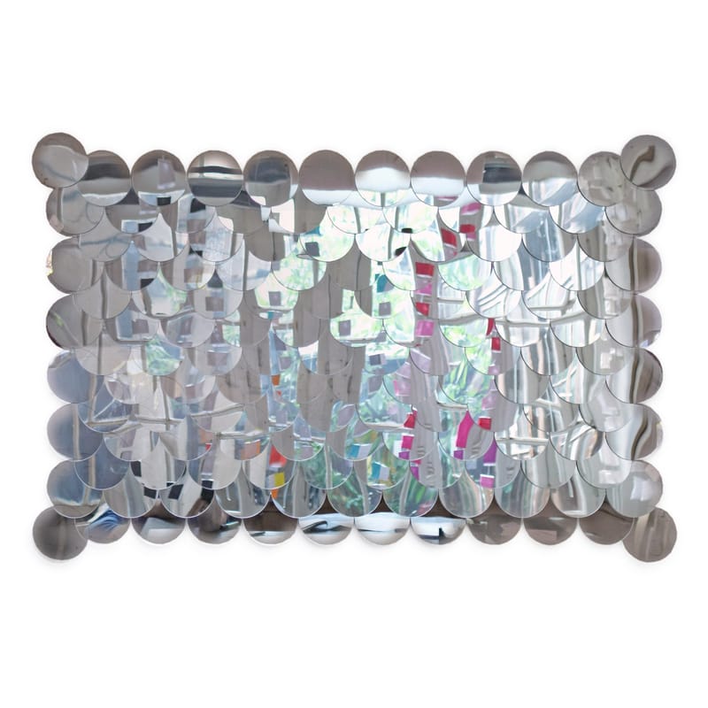 Mobilier - Miroirs - Miroir mural Sirène Small verre miroir / L 104 x H 69 cm - Tsé-Tsé - Small / 104 x 69 cm - Verre