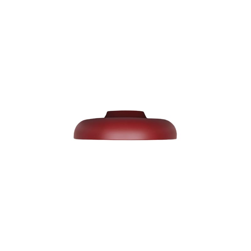 Luminaire - Plafonniers - Plafonnier Zero métal rouge / Ø 40 cm - Lumen Center Italia - Rouge - Aluminium, PMMA
