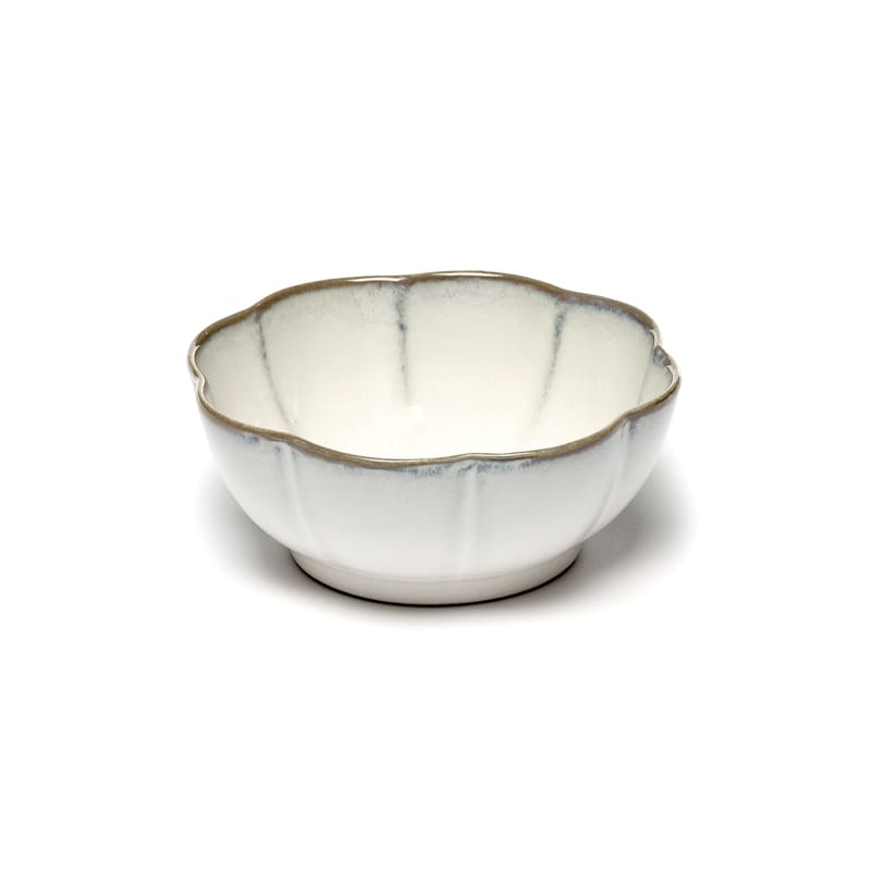 Table et cuisine - Saladiers, coupes et bols - Bol Inku céramique blanc / Ø 15 x H 6 cm - Grès - Serax - Blanc - Grès émaillé