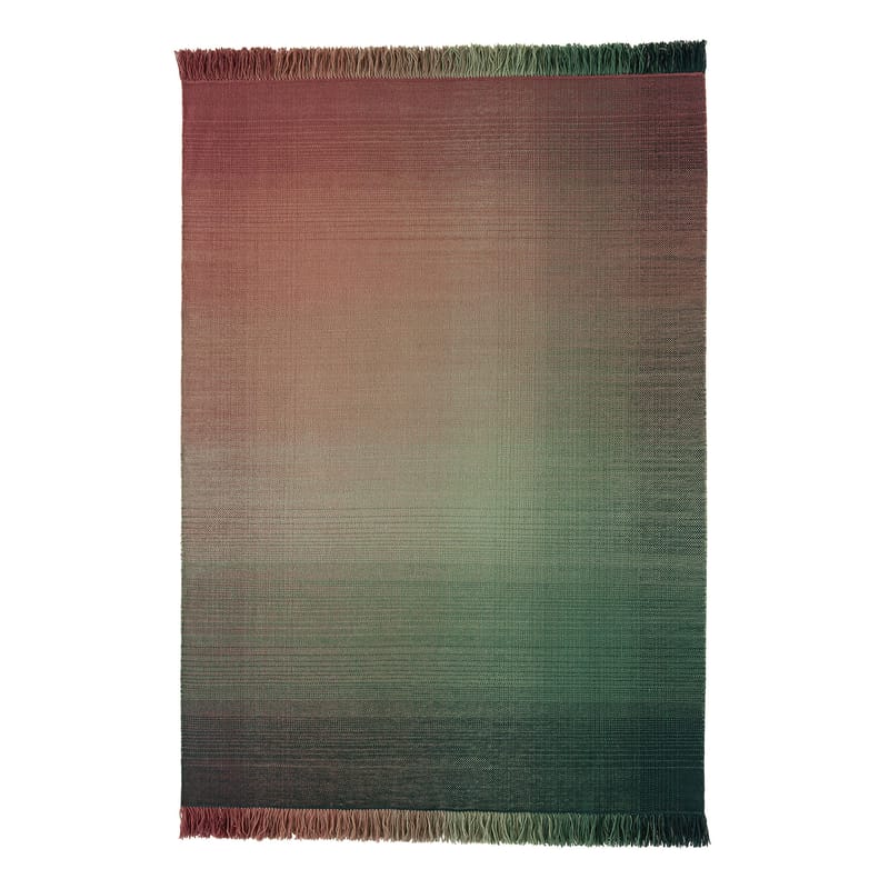 Décoration - Tapis - Tapis Shade palette 3  rose vert / 170 x 240 cm - Nanimarquina - Vert & Rose - Laine de Nouvelle-Zélande