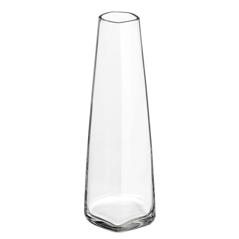 Dekoration - Vasen - Vase Iittala X Issey Miyake glas transparent / H 18 cm - Iittala - Transparent - mundgeblasenes Glas