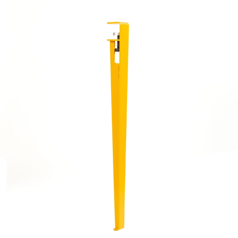 Mobilier - Bureaux - Pied  métal jaune avec fixation étau / H 75 cm - Pour créer table & bureau - TIPTOE - Jaune Tournesol - Acier thermolaqué
