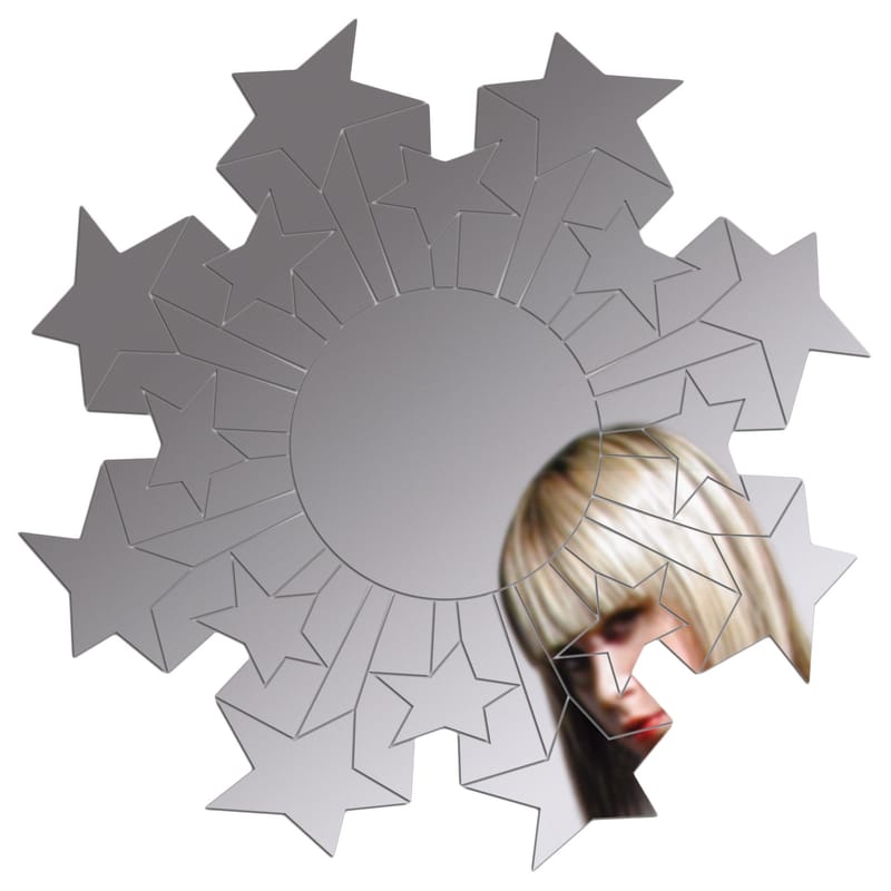 Mobilier - Miroirs - Miroir autocollant Rising Star plastique miroir / Ø 50 cm - Domestic - Rising Star - Matière plastique
