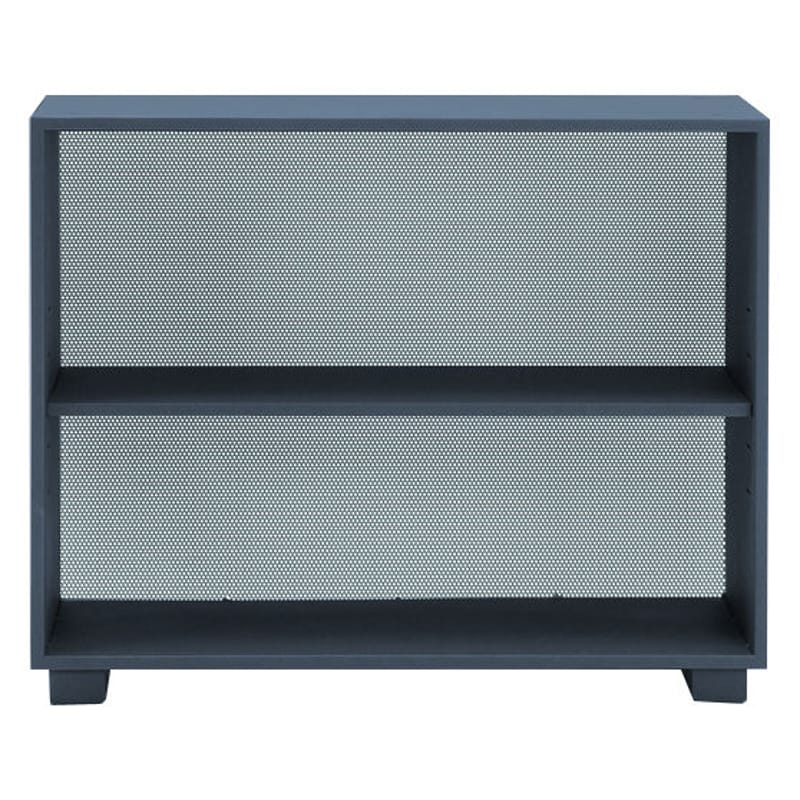 Furniture - Bookcases & Bookshelves - Diamant Storage metal grey Without doors - Tolix - Dark blue - Lacquered recycled steel