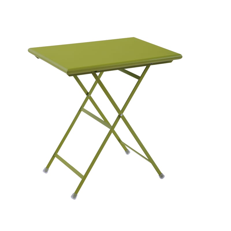 Jardin - Tables de jardin - Table pliante Arc en Ciel métal vert / 70 x 50 cm - Emu - Vert - Acier verni