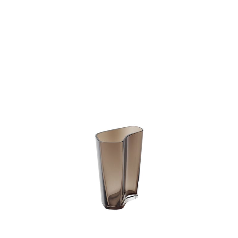 Décoration - Vases - Vase SC35 verre marron / H 24 cm - soufflé bouche - &tradition - H 24 cm / Caramel - Verre soufflé bouche