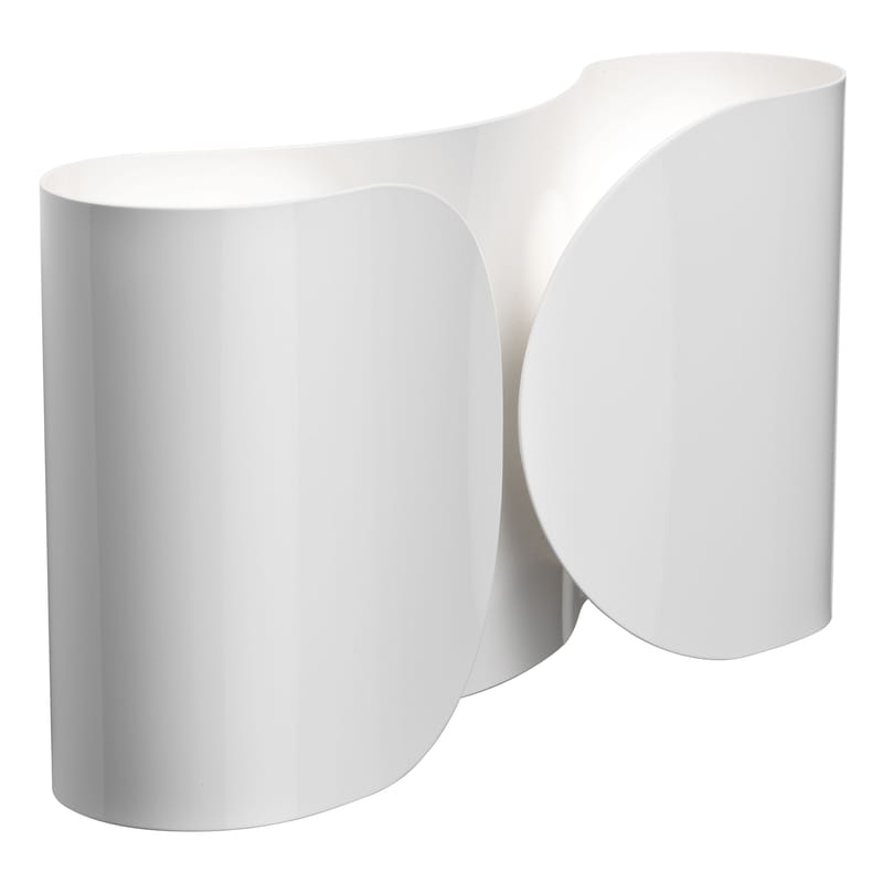 Luminaire - Appliques - Applique Foglio métal blanc / L 37 cm - Flos - Blanc - Acier