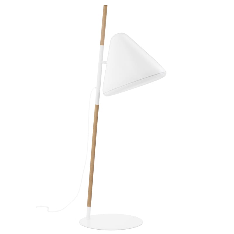 Luminaire - Lampadaires - Lampadaire Hello métal blanc - Normann Copenhagen - Blanc - Acier, Hêtre, Plexiglas