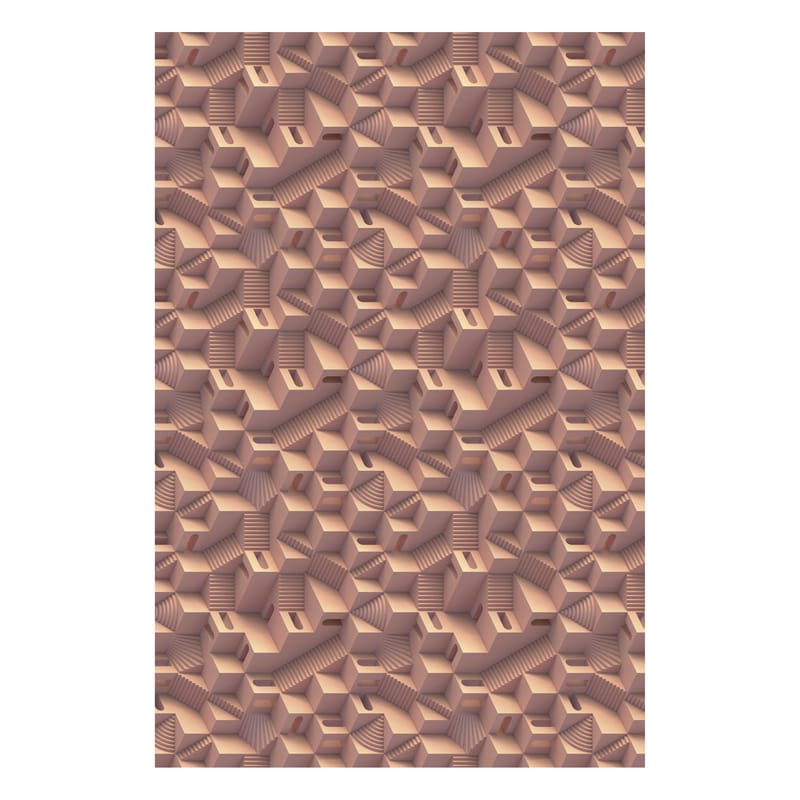 Décoration - Tapis - Tapis Maze - Miami  rose / 200 x 300 cm - Moooi Carpets - Rose / Miami - Polyamide