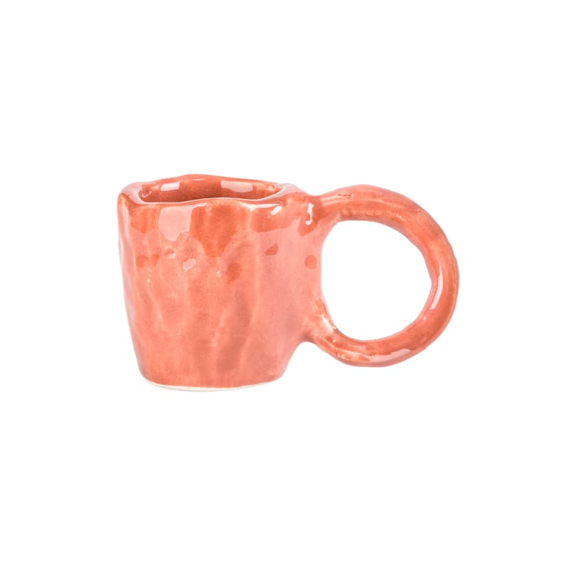 Table et cuisine - Tasses et mugs - Tasse à espresso Donut Small céramique marron / Edition limitée - Fait main - PIA CHEVALIER - Brique - Faïence émaillée
