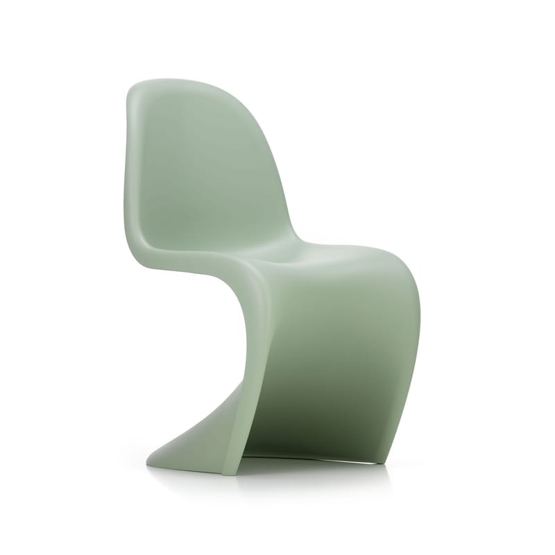 Mobilier - Chaises, fauteuils de salle à manger - Chaise Panton Chair plastique vert / By Verner Panton, 1959 - Vitra - Menthe douce - Polypropylène teinté