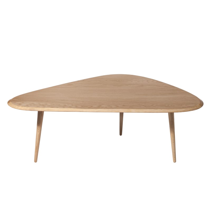 Mobilier - Tables basses - Table basse Large bois naturel / 130 x 85 cm - Laque - RED Edition - Chêne - Chêne massif