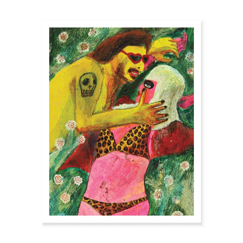Décoration - Stickers, papiers peints & posters - Affiche The Romance By Tore Cheung papier multicolore / 46 x 61 cm - Slowdown Studio - The Romance - Papier certifié FSC