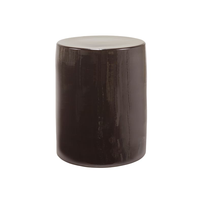 Mobilier - Tables basses - Table d\'appoint Pawn céramique marron / Tabouret - Ø 37 x H 46 cm - Serax - Brun - Grès émaillé