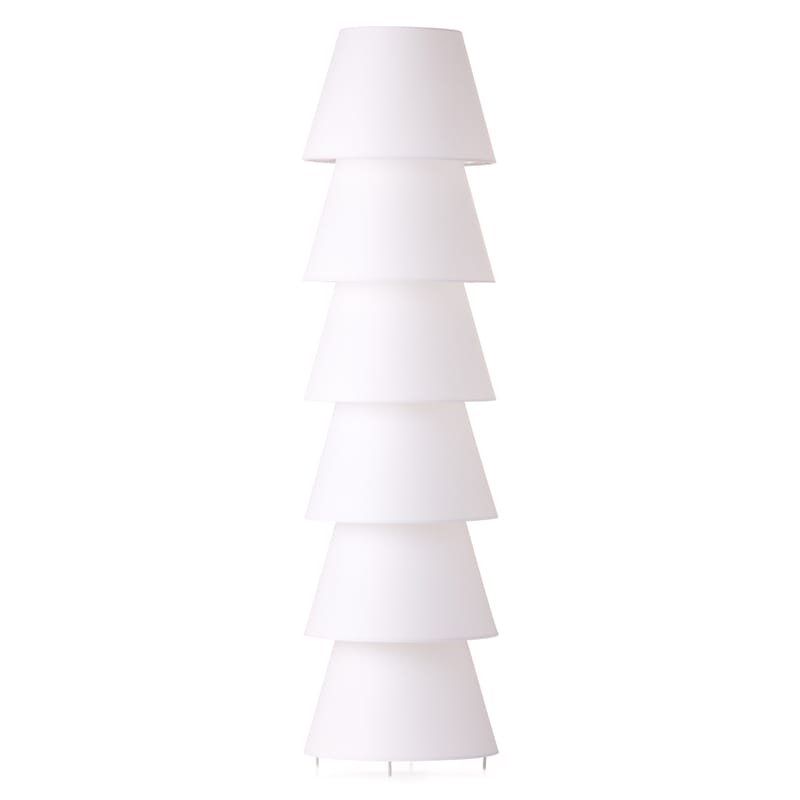 Lighting - Floor lamps - Set Up Shade Floor lamp textile white - Moooi - H 116 cm - Cotton