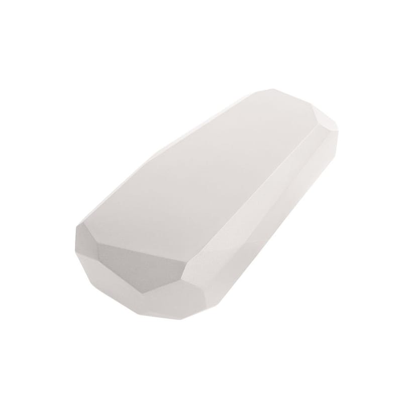 Mobilier - Tables basses - Table basse Meteor Small plastique blanc / 57 x 50 cm - Serralunga - Blanc - Polyéthylène