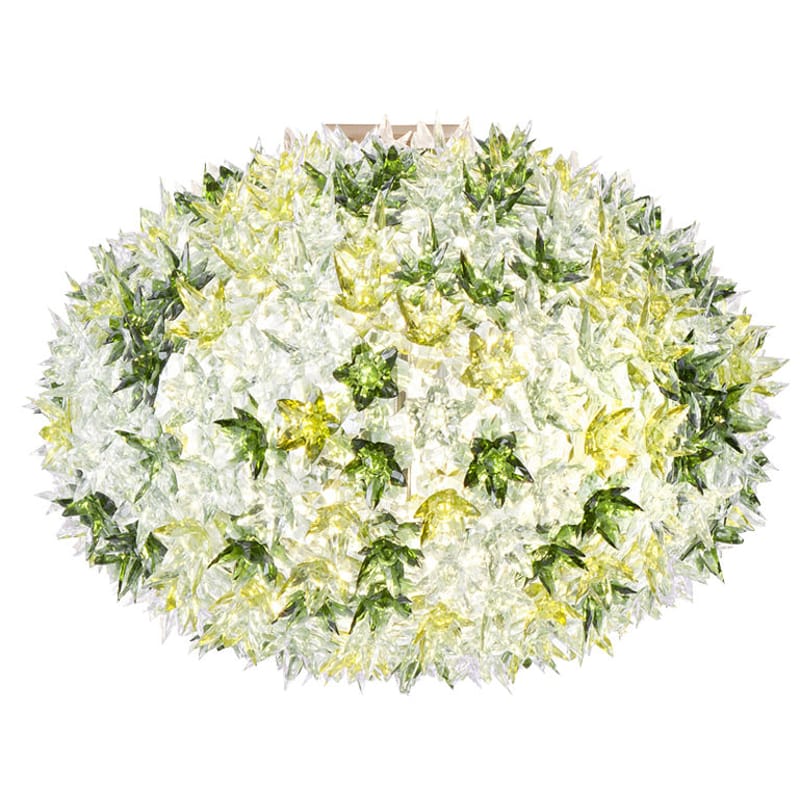 Luminaire - Plafonniers - Applique Bloom plastique vert / Plafonnier - Ø 53 cm - Kartell - Menthe - Polycarbonate