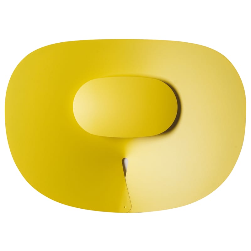 Luminaire - Appliques - Applique d\'extérieur Séléné LED métal jaune / Horizontale 50 x 65 cm - Roger Pradier - Jaune - Aluminium