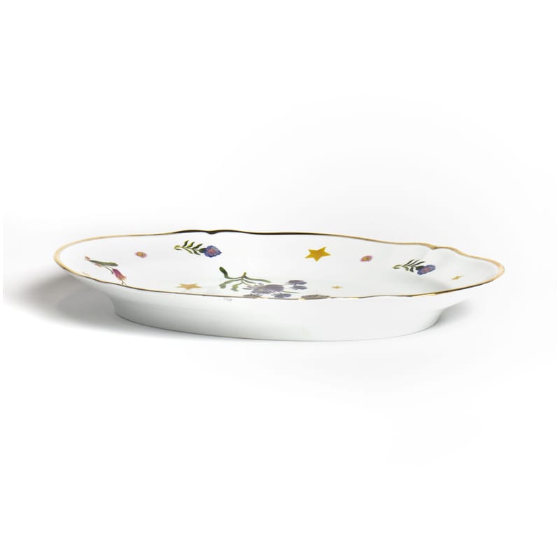 Set 3 Piatti E Vassoio Da Portata In Ceramica – 32,5 Cm, Eleganti, Multiuso Per Cene E Feste - 2