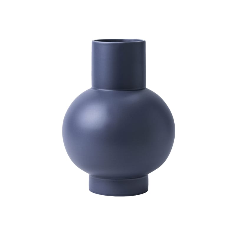 Décoration - Vases - Vase Strøm Large céramique violet / H 24 cm - Fait main / Nicholai Wiig-Hansen, 2016 - raawii - Violet cendré - Céramique