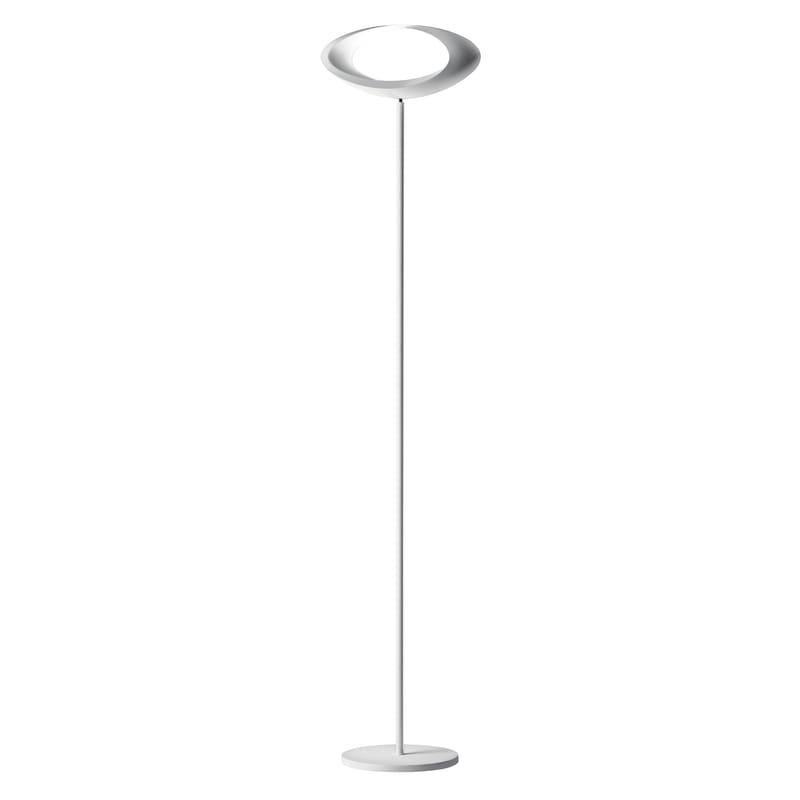 Lighting - Floor lamps - Cabildo LED Floor lamp metal white - Artemide - White - Painted aluminium