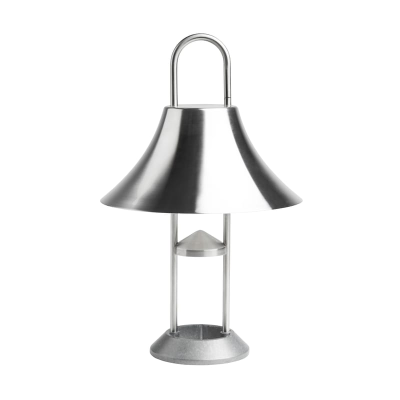 Luminaire - Lampes de table - Lampe extérieur sans fil rechargeable Mousqueton métal / Pour l\'extérieur - Hay - Acier - Acier, Alliage de zinc