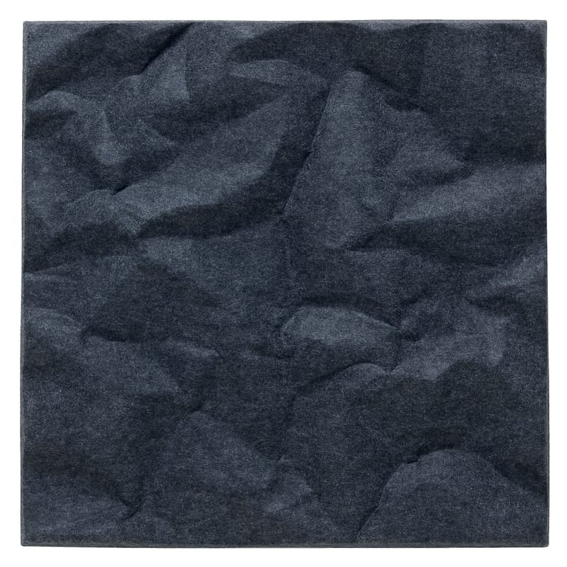 Mobilier - Paravents, séparations - Panneau acoustique mural Soundwave Scrunch plastique gris noir - Offecct - Gris anthracite - Fibre de polyester