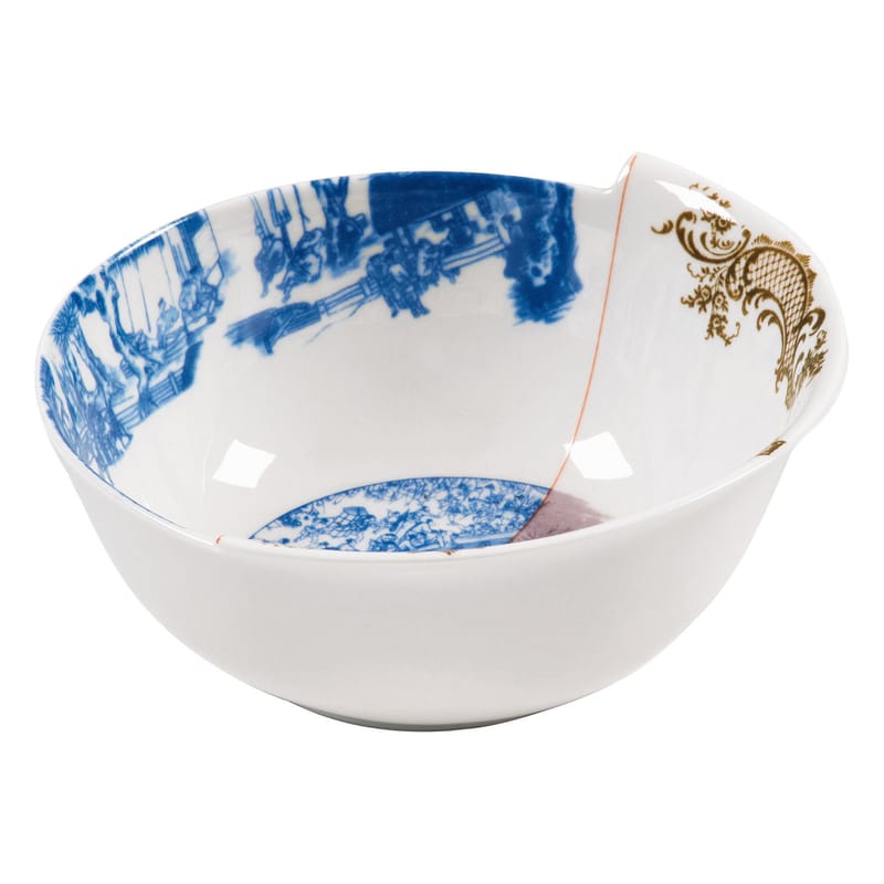 Tisch und Küche - Salatschüsseln und Schalen - Schale Hybrid - Despina keramik bunt Ø 15,2 cm - Seletti - Despina - Porzellan