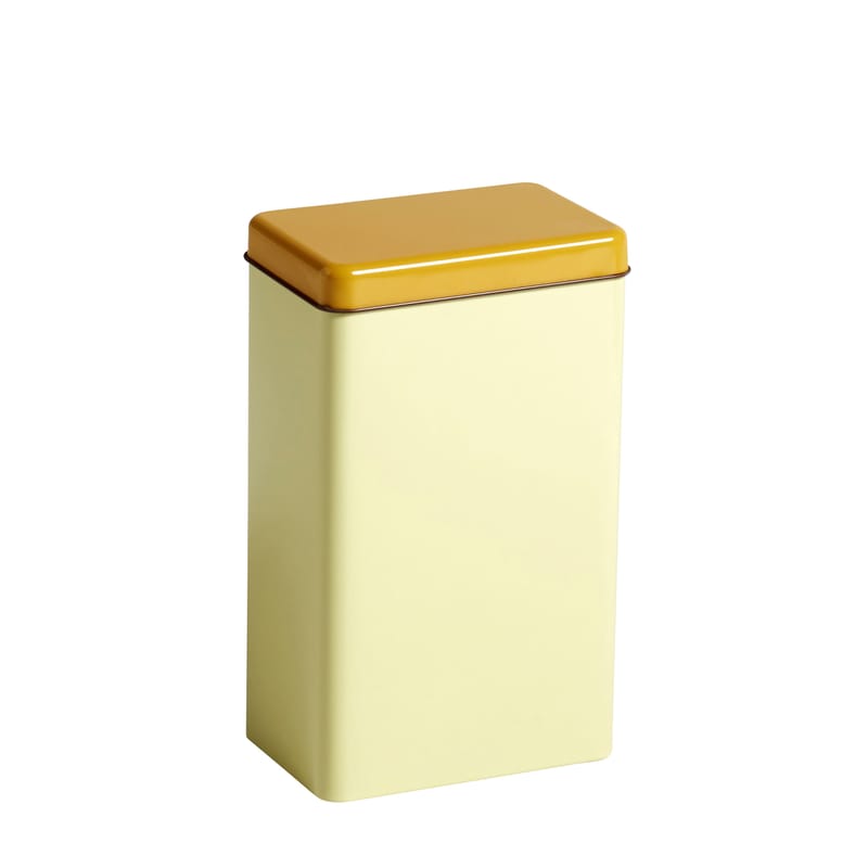 Table et cuisine - Boîtes et conservation - Boîte hermétique Sowden métal jaune / H 20 cm - Hay - Jaune - Fer blanc