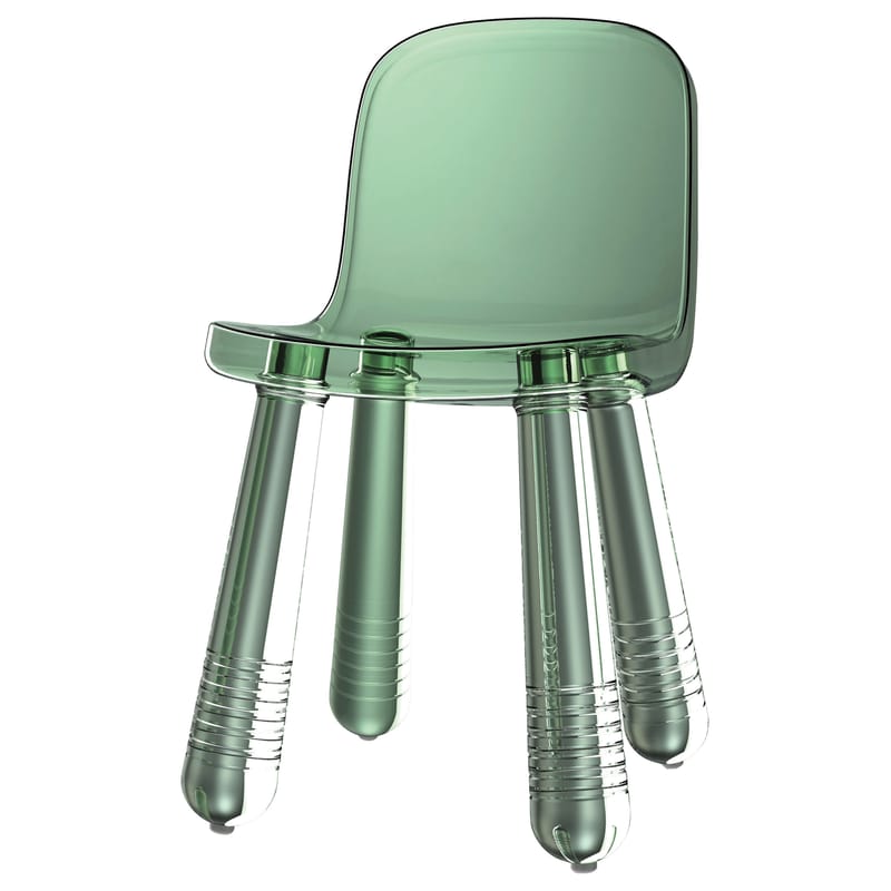 Mobilier - Chaises, fauteuils de salle à manger - Chaise Sparkling plastique vert - Magis - Vert translucide - Polyéthylène