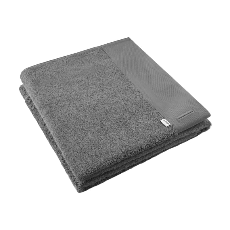 Décoration - Textile - Drap de bain  tissu gris / 70 x 140 cm - Eva Solo - Gris foncé - Coton