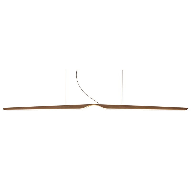 Luminaire - Suspensions - Suspension Swan bois naturel / L 162 cm - Tunto - Chêne - Chêne