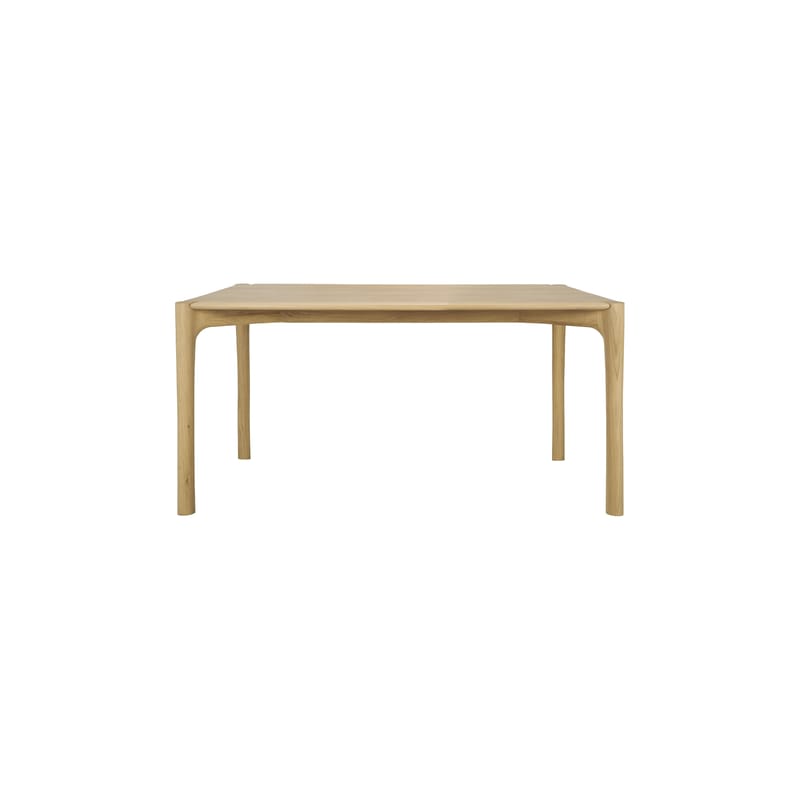Mobilier - Tables - Table rectangulaire PI bois naturel / 160 x 80 cm - 6 personnes - Ethnicraft - Chêne naturel - Chêne massif huilé