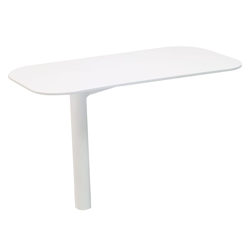 Mobilier - Tables basses - Tablette  métal blanc / Pour modules Rivage - Vlaemynck - Blanc - Aluminium laqué