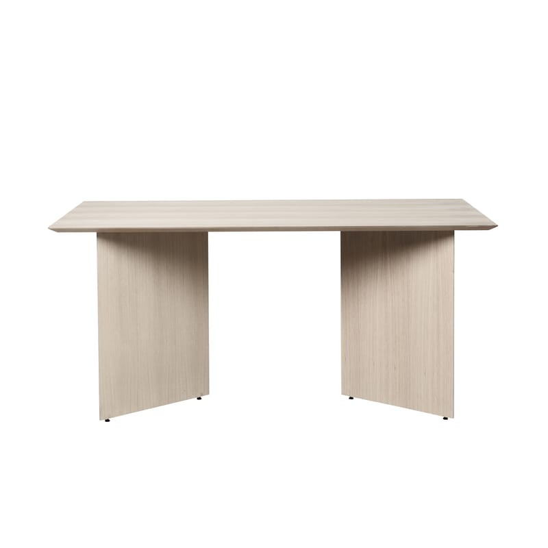 Mobilier - Tables - Accessoire  bois naturel / Plateau rectangulaire pour tréteaux Mingle Large - 160 x 90 cm - Ferm Living - Bois clair - MDF plaqué chêne