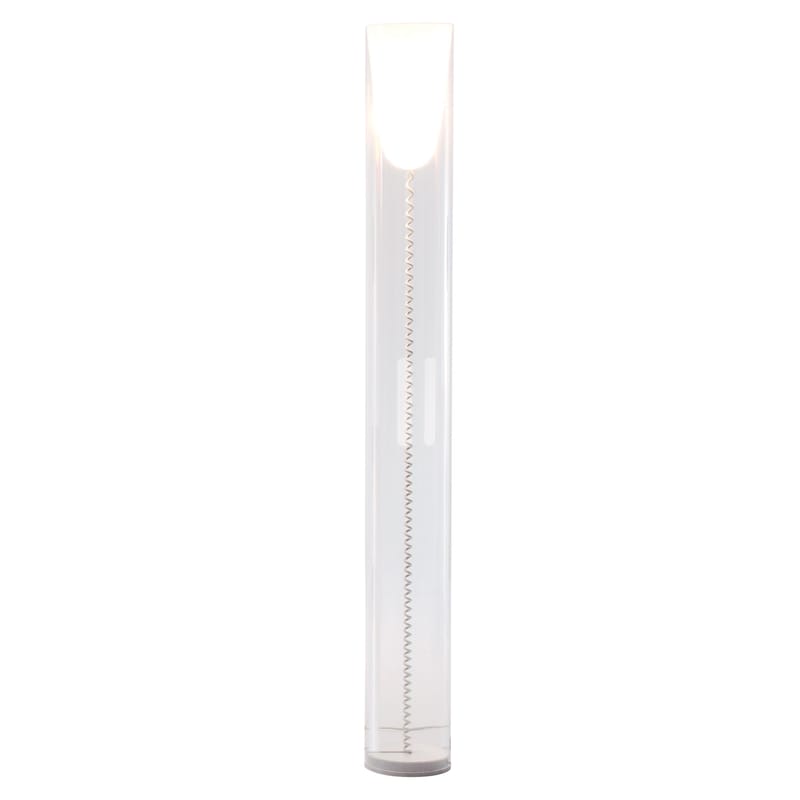 Luminaire - Lampadaires - Lampadaire Toobe plastique transparent - Kartell - Cristal - PMMA, Polycarbonate