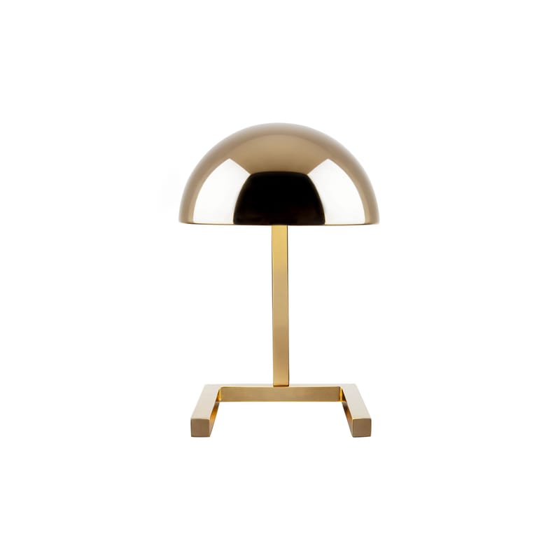 Luminaire - Lampes de table - Lampe de table MJA métal or / Jaques Adnet, 1930 - Lumen Center Italia - Doré (Or fin) - Laiton finition or fin