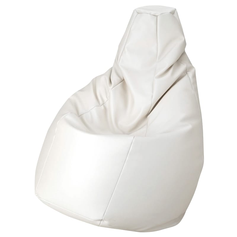 Mobilier - Poufs - Pouf d\'extérieur Sacco Outdoor tissu blanc - Zanotta - Blanc - Tissu VIP