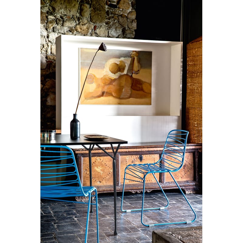 Magis Officina Outdoor Rectangular table black Made In Design UK
