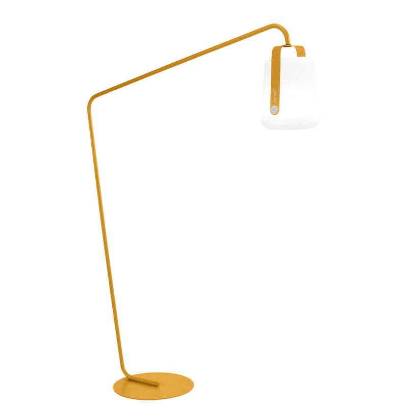 Mobilier - Mobilier lumineux - Accessoire  métal jaune / Pied pour lampes Balad - Large H 190 cm - Déporté - Fermob - Miel - Acier