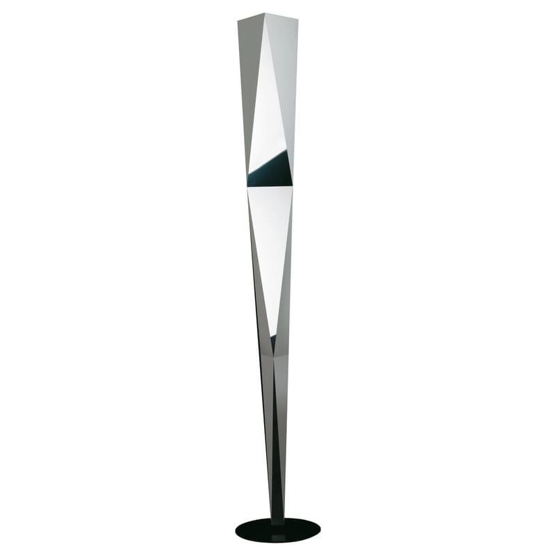 Illuminazione - Lampade da terra - Lampada a stelo Vertigo metallo - Fontana Arte - Alluminio - Alluminio