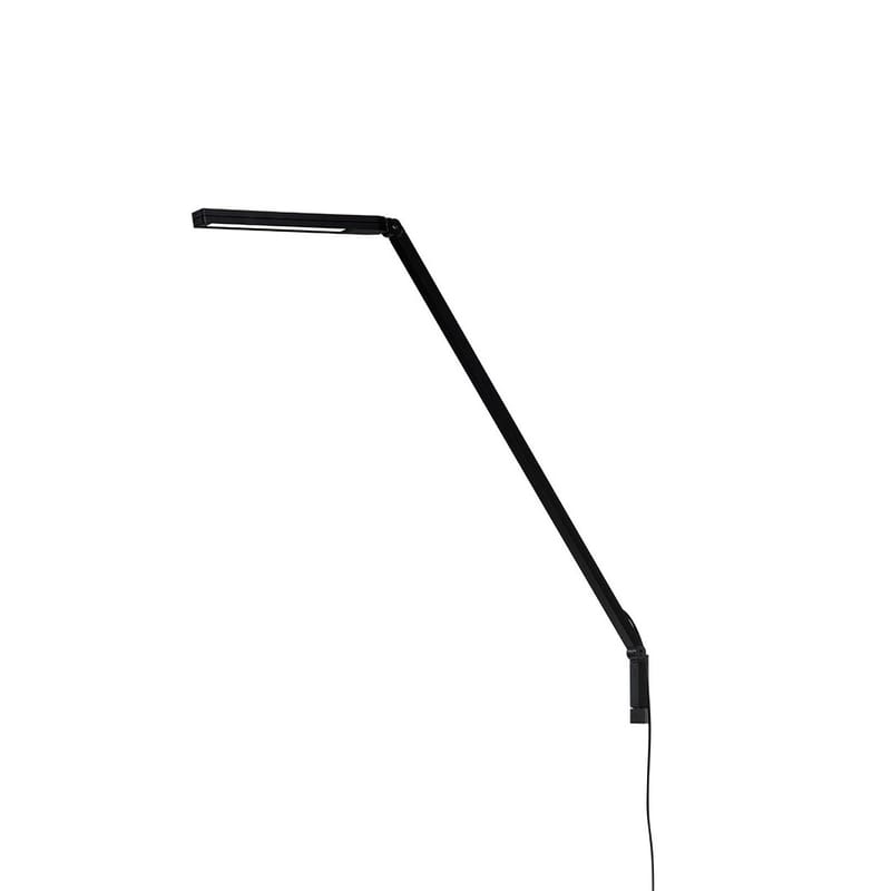 Luminaire - Lampes de table - Lampe Untitled MINI Linear LED 2700K métal noir / Orientable - Nemo - Tête plate / 2700K (blanc chaud) - Aluminium