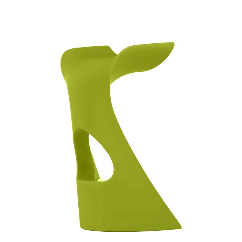 Mobilier - Tabourets de bar - Tabouret de bar Koncord plastique vert / H 70 cm - Slide - Vert - polyéthène recyclable