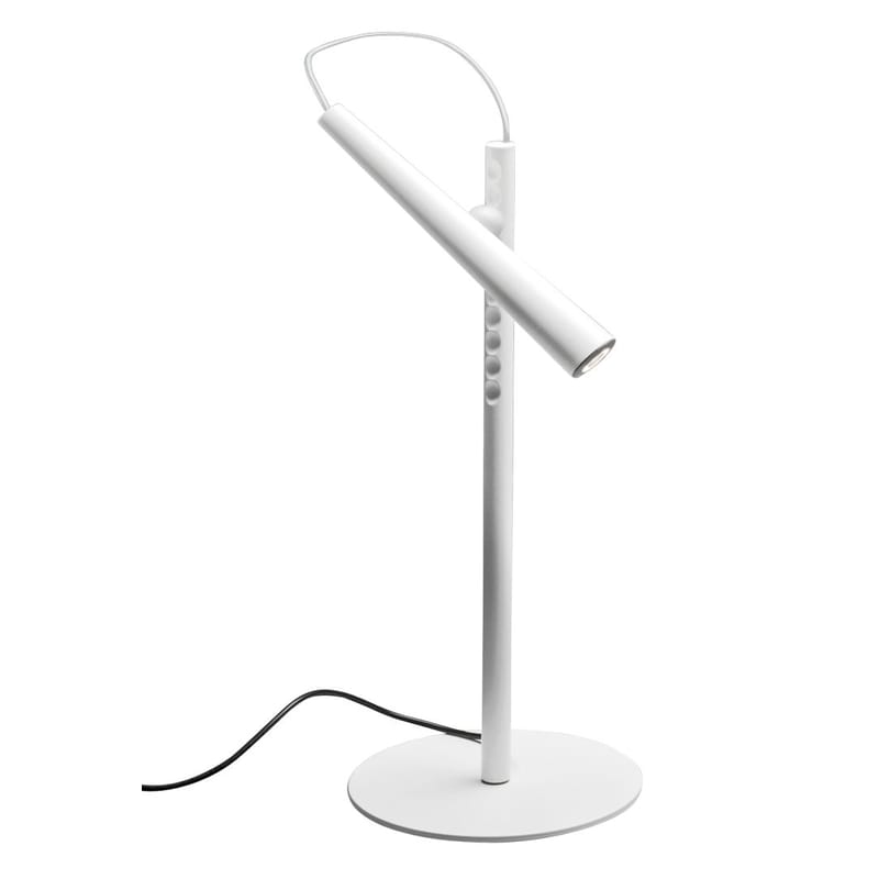 Illuminazione - Lampade da tavolo - Lampada da tavolo Magneto LED metallo bianco - Foscarini - Bianco - Acciaio laccato