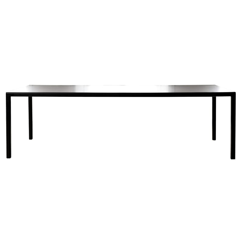 Möbel - Tische - rechteckiger Tisch T12 holz schwarz rechteckig - 200 x 120 cm - Hay - 200 x 120 cm - schwarz - bemaltes Aluminium, MDF, linoleumbeschichtet