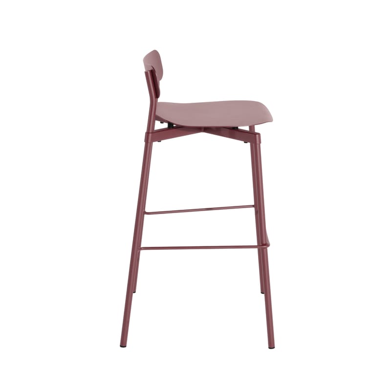 Metal red shop bar stools