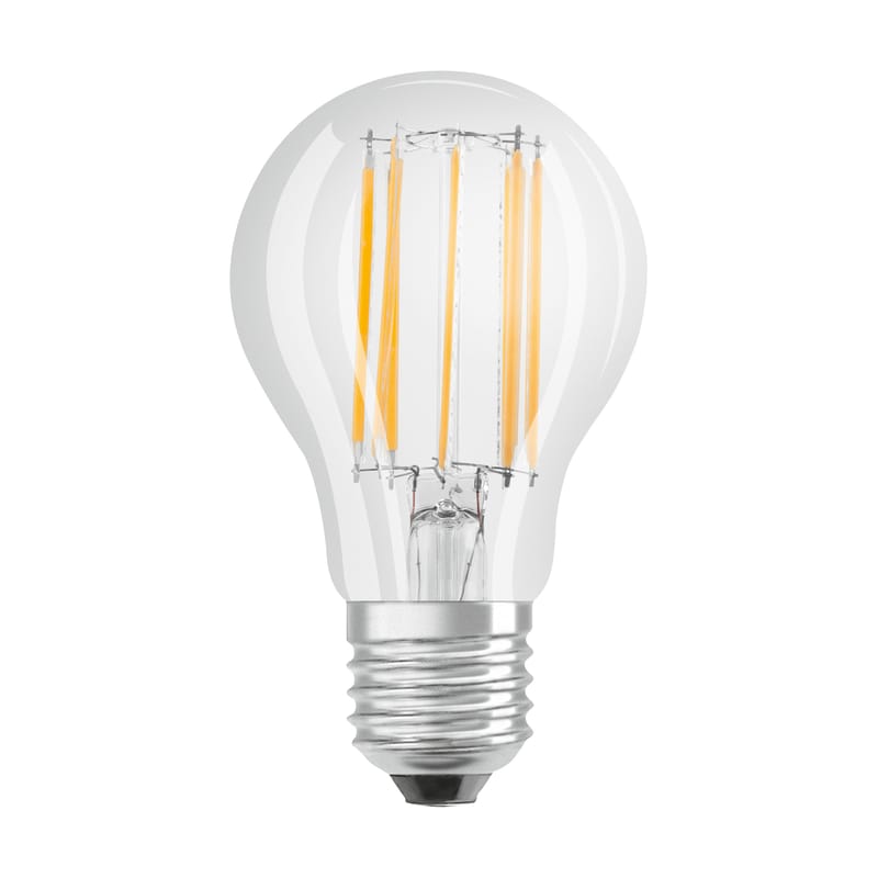 Luminaire - Ampoules et accessoires - Ampoule LED E27  verre transparent / Standard claire - 11W=100W (2700K, blanc chaud) - Osram - 11W=100W - Verre