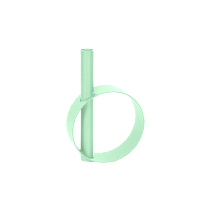 Décoration - Vases - Soliflore Ios métal vert / H 23 cm - Fermob - Vert opaline - Acier, Aluminium