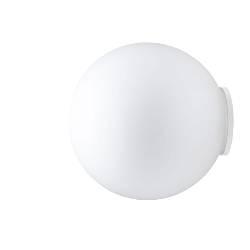 Luminaire - Appliques - Applique Sfera verre blanc Ø 40 cm - Fabbian - Blanc - Ø 40 cm - Verre