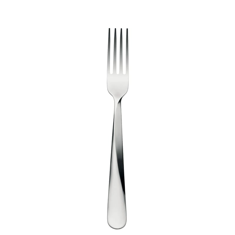 Table et cuisine - Couverts - Fourchette de service Giro métal / L 24,5 cm - Alessi - Acier - Acier inoxydable